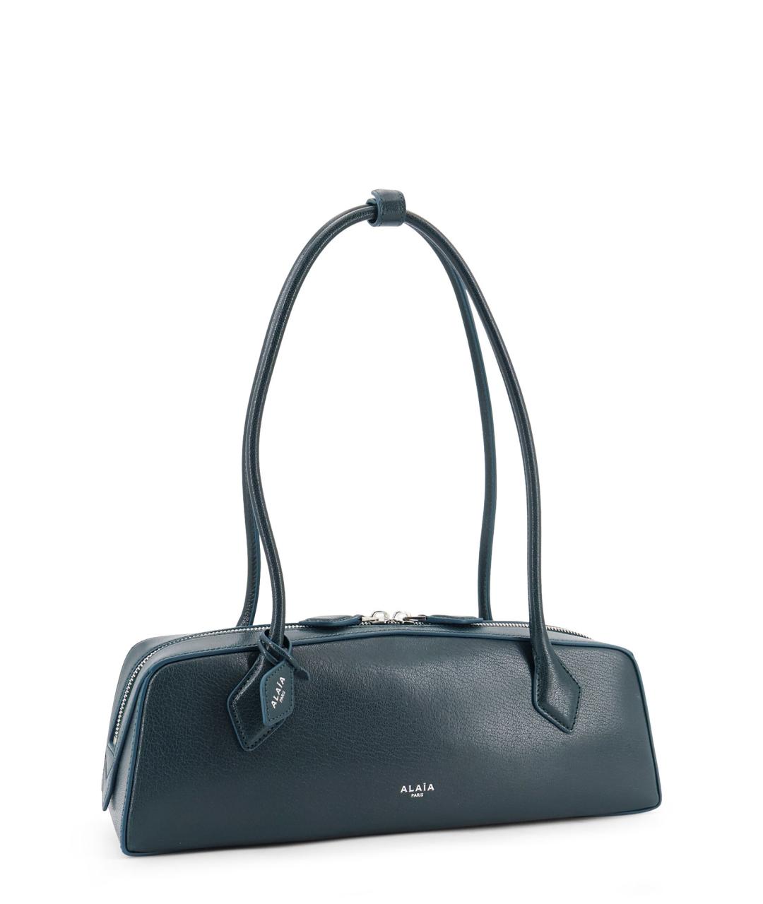 ALAIA Синяя кожаная сумка тоут, фото 3