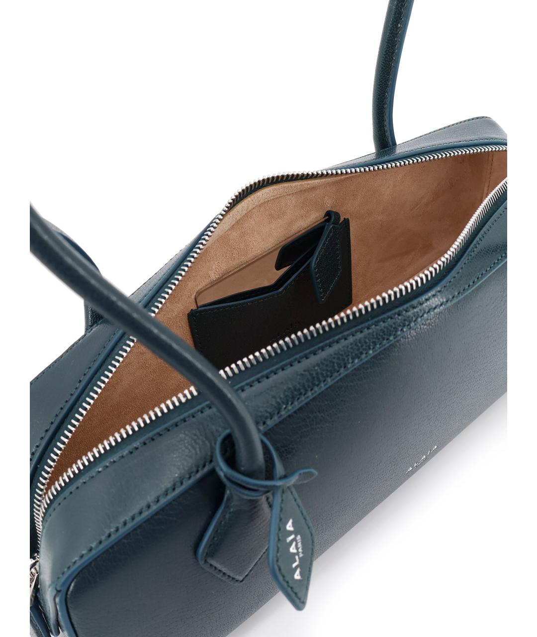 ALAIA Синяя кожаная сумка тоут, фото 4