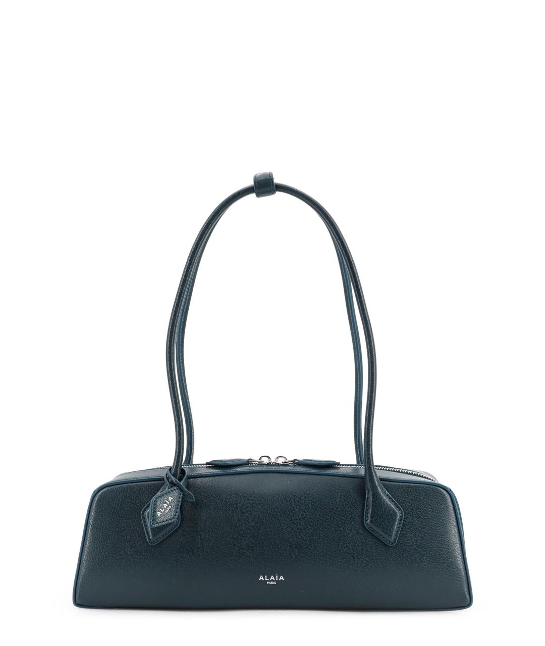 ALAIA Синяя кожаная сумка тоут, фото 1