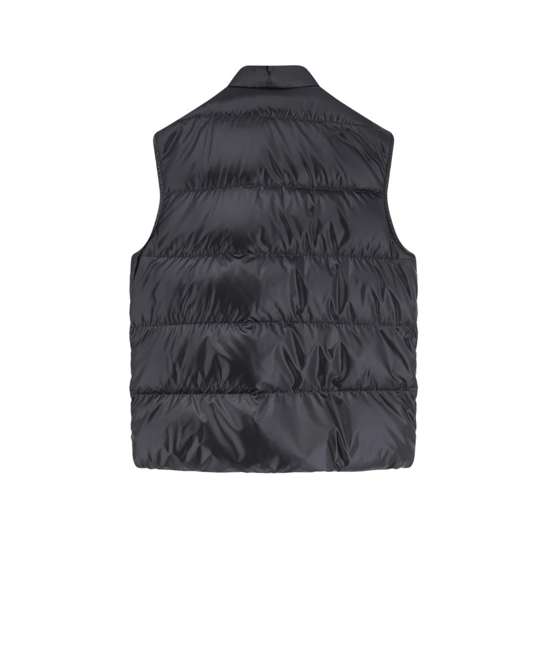 MONCLER Черный жилет, фото 2