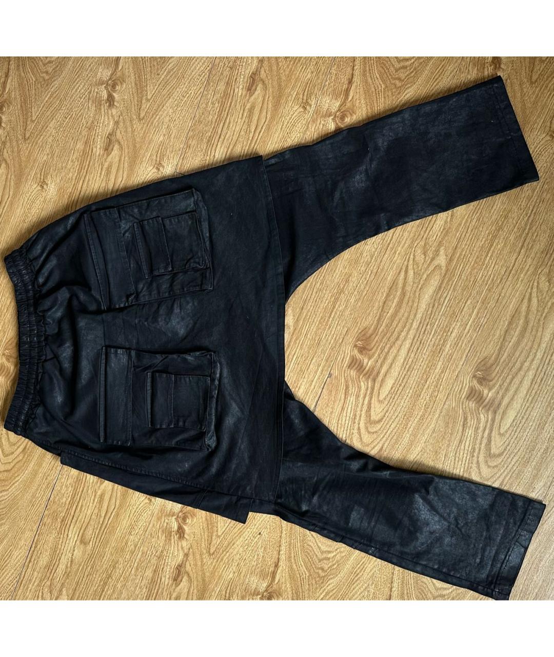 BOUTIQUE MOSCHINO Черные хлопко-эластановые прямые джинсы, фото 2