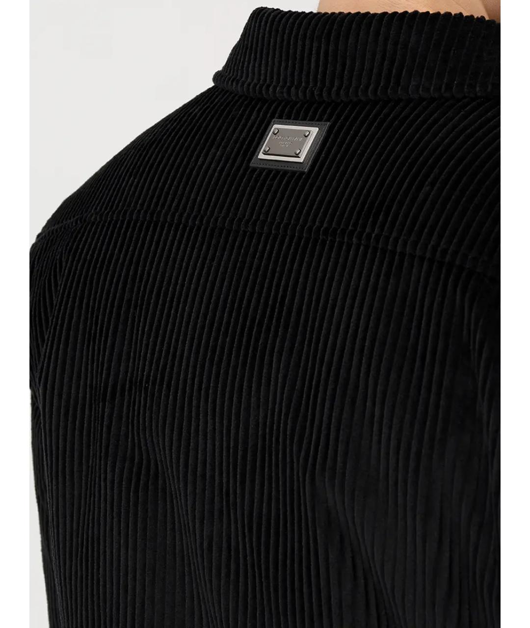 DOLCE&GABBANA Черная хлопковая куртка, фото 4