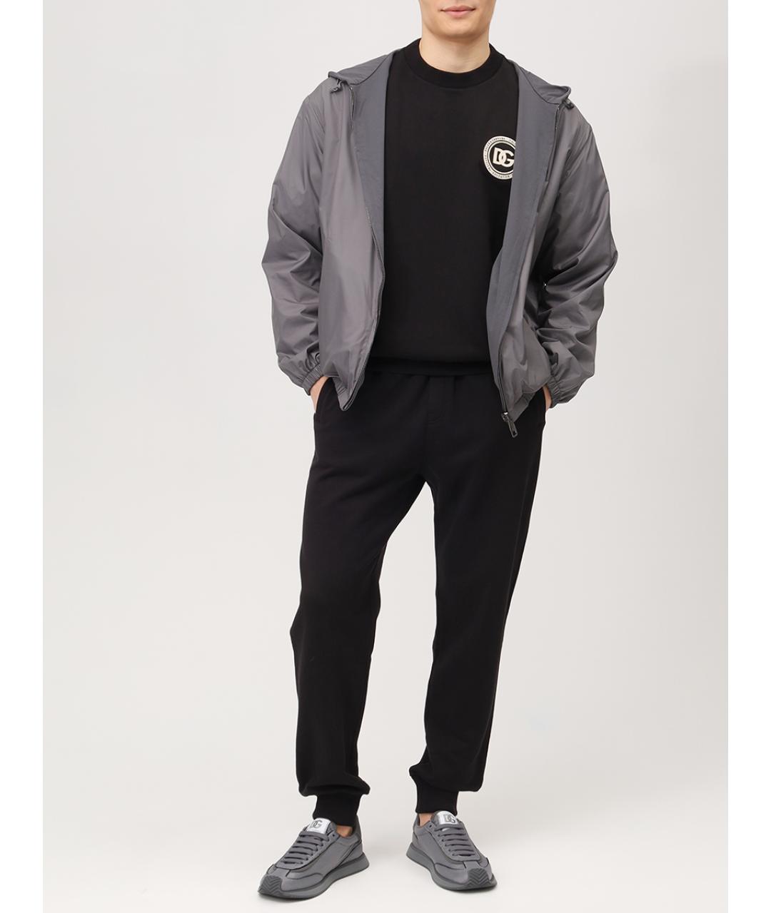 DOLCE&GABBANA Черный повседневный костюм, фото 2