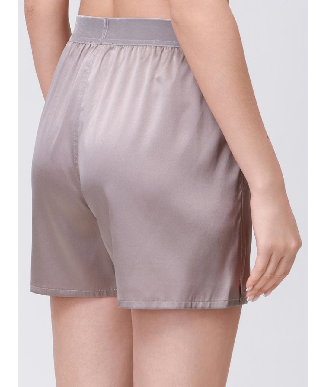 TOM FORD Серые шелковые шорты, фото 3