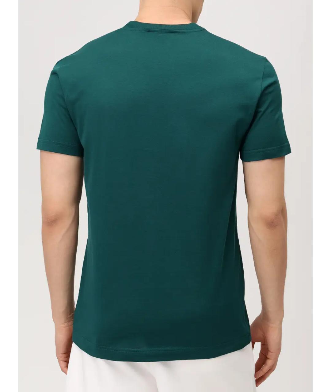 DOLCE&GABBANA Зеленая хлопковая футболка, фото 3