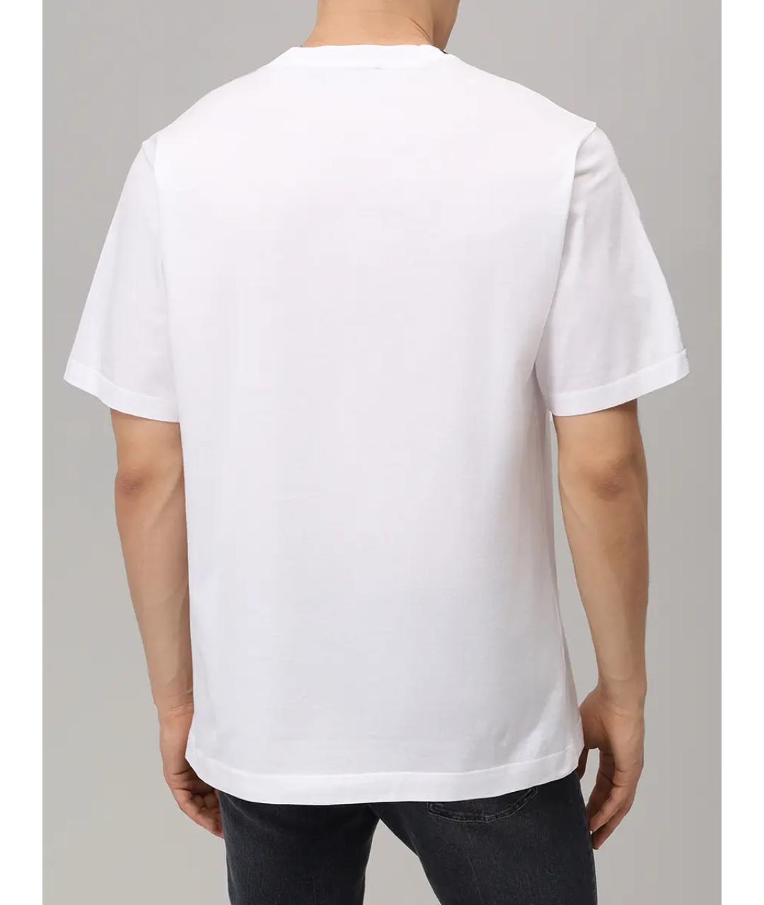 DOLCE&GABBANA Белая хлопковая футболка, фото 3