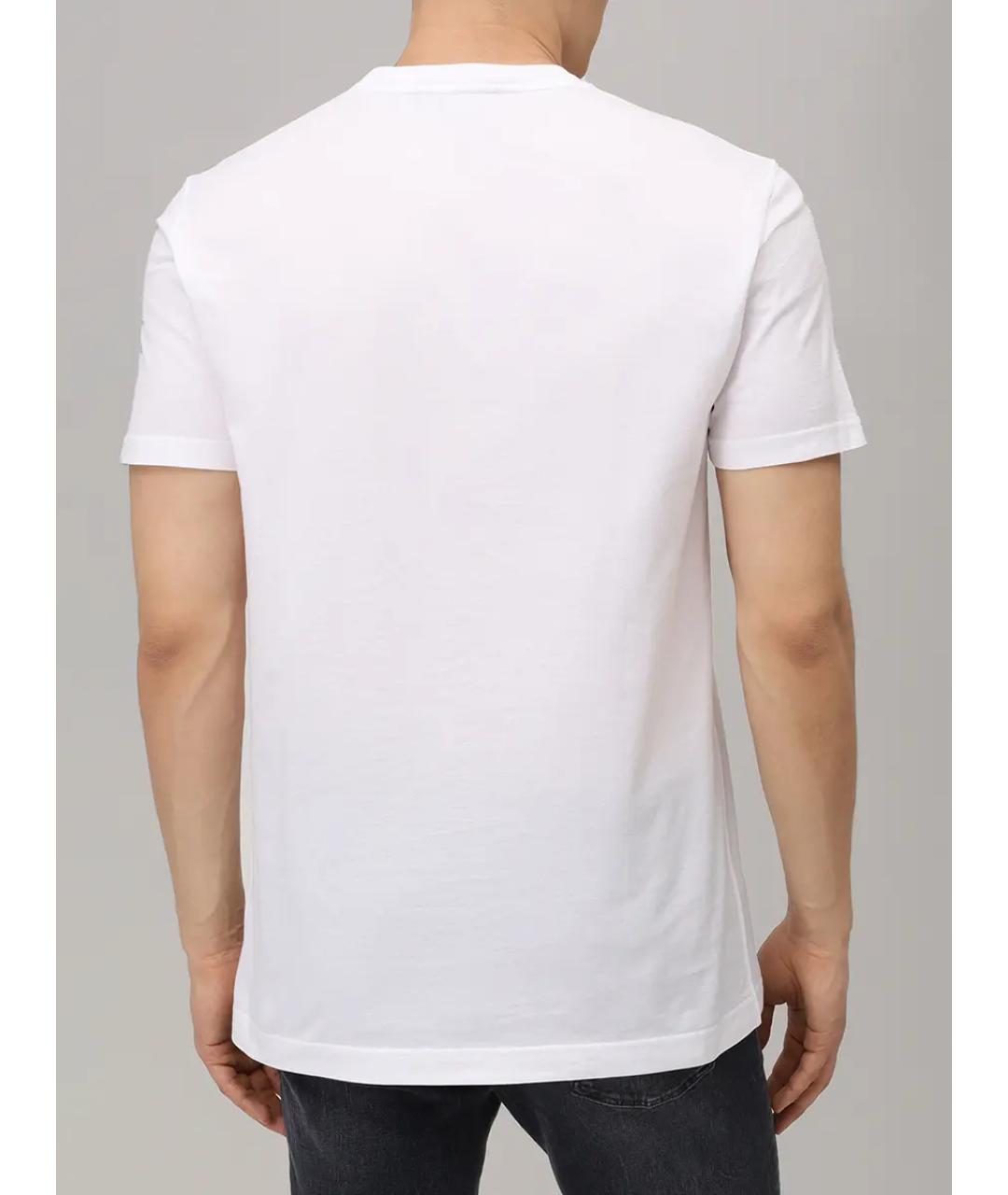 DOLCE&GABBANA Белая хлопковая футболка, фото 3