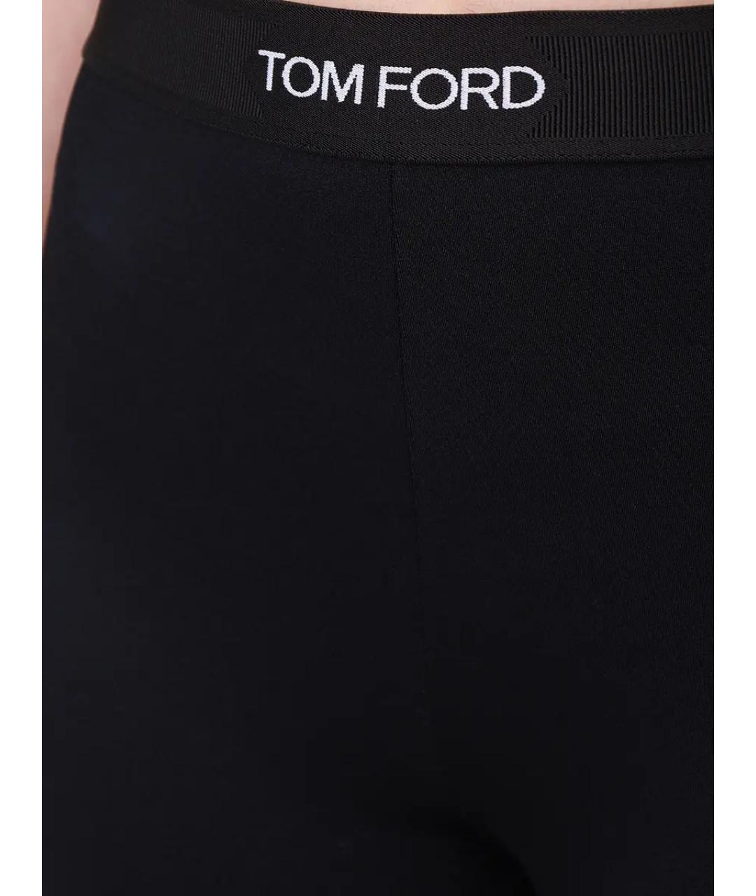 TOM FORD Черные леггинсы и велосипедки, фото 5
