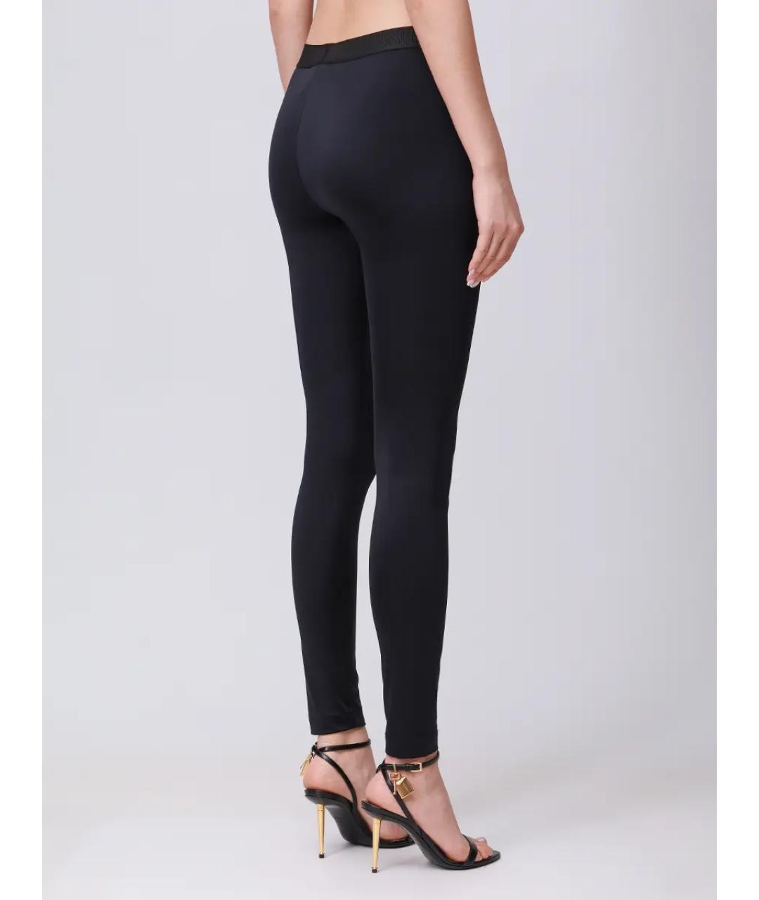 TOM FORD Черные леггинсы и велосипедки, фото 3