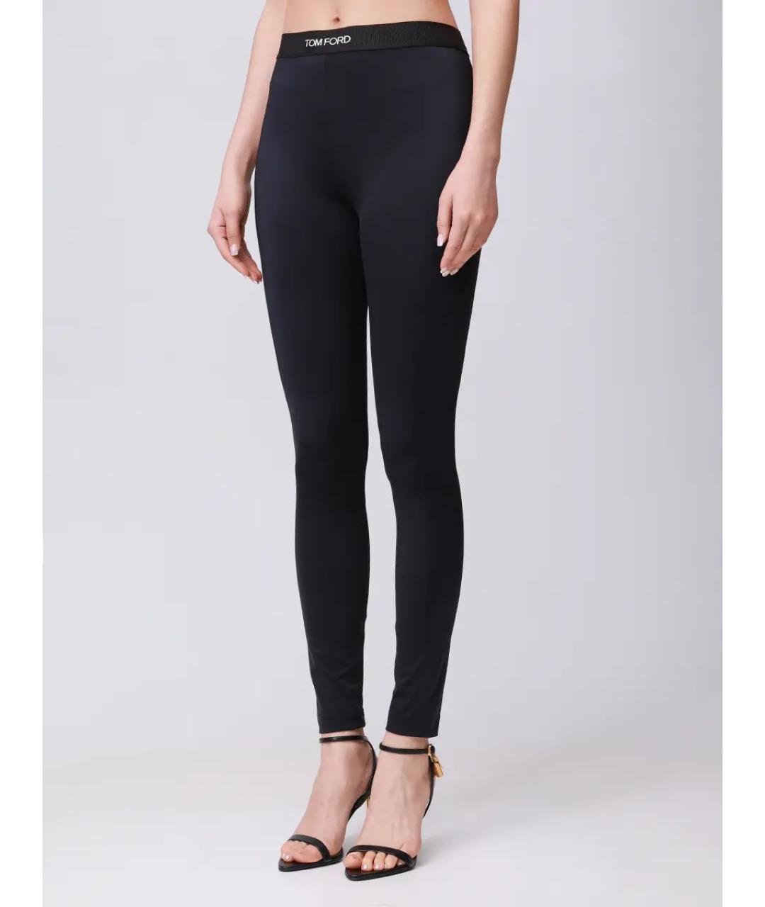 TOM FORD Черные леггинсы и велосипедки, фото 4