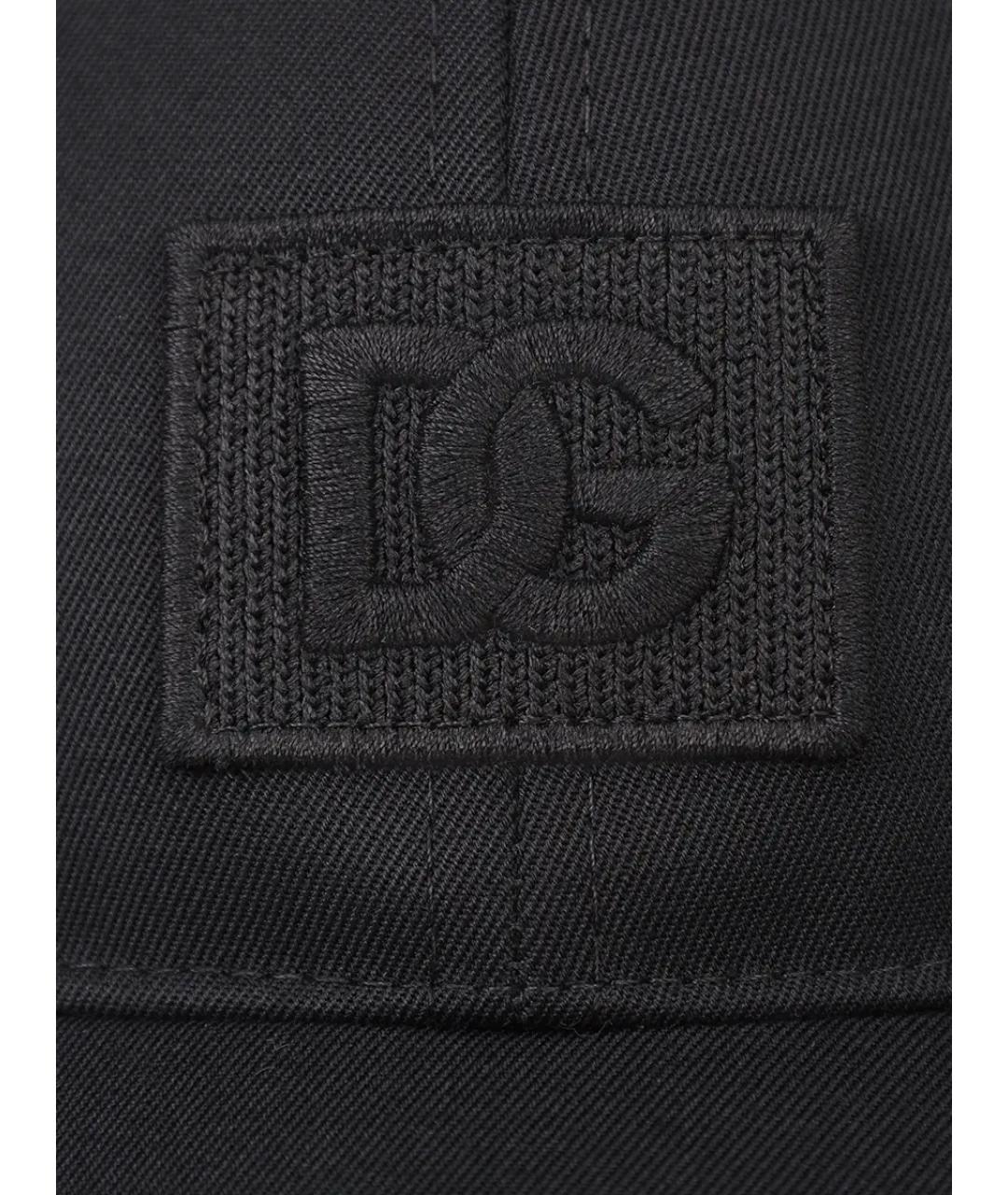 DOLCE&GABBANA Черная кепка/бейсболка, фото 3