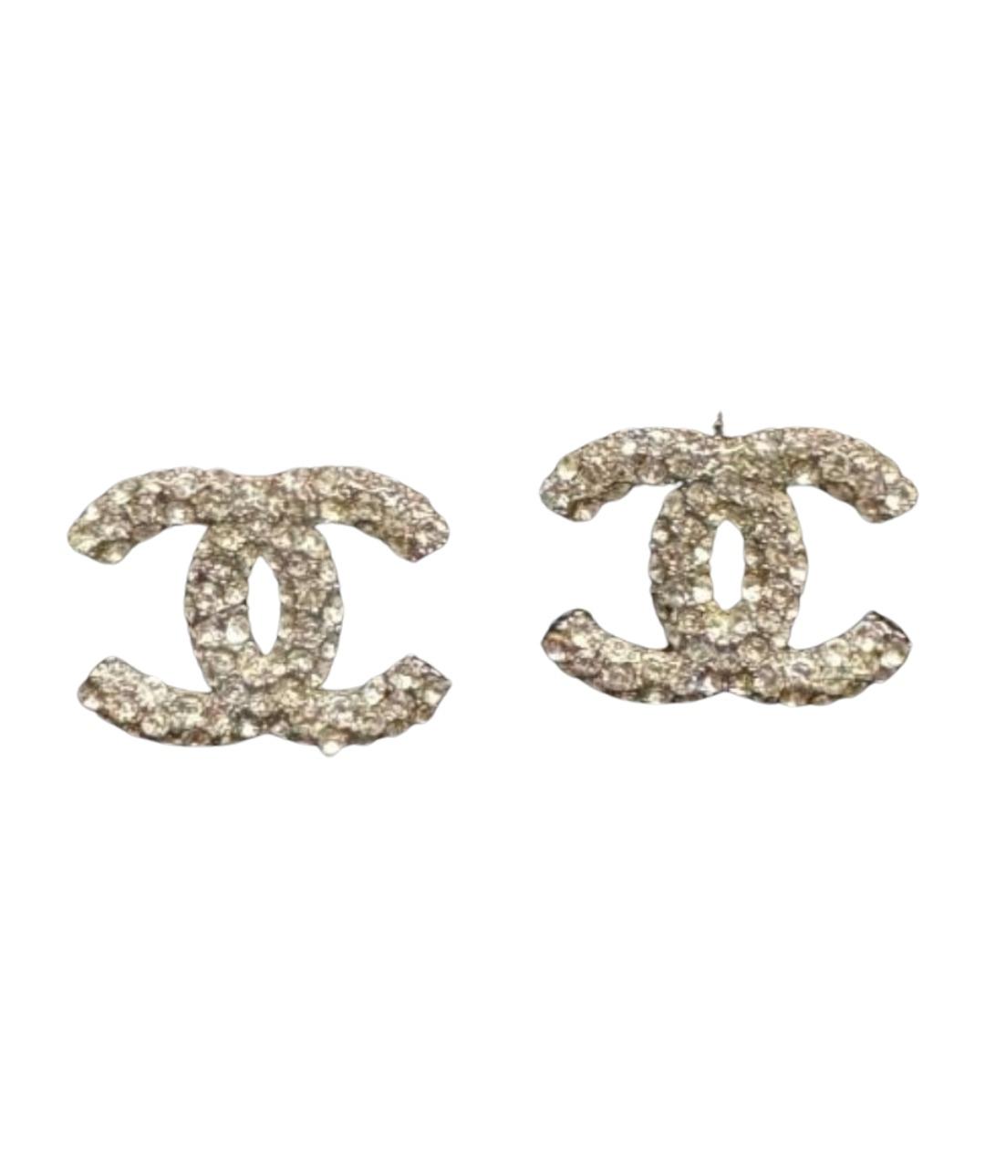 CHANEL Серебряные серьги, фото 6