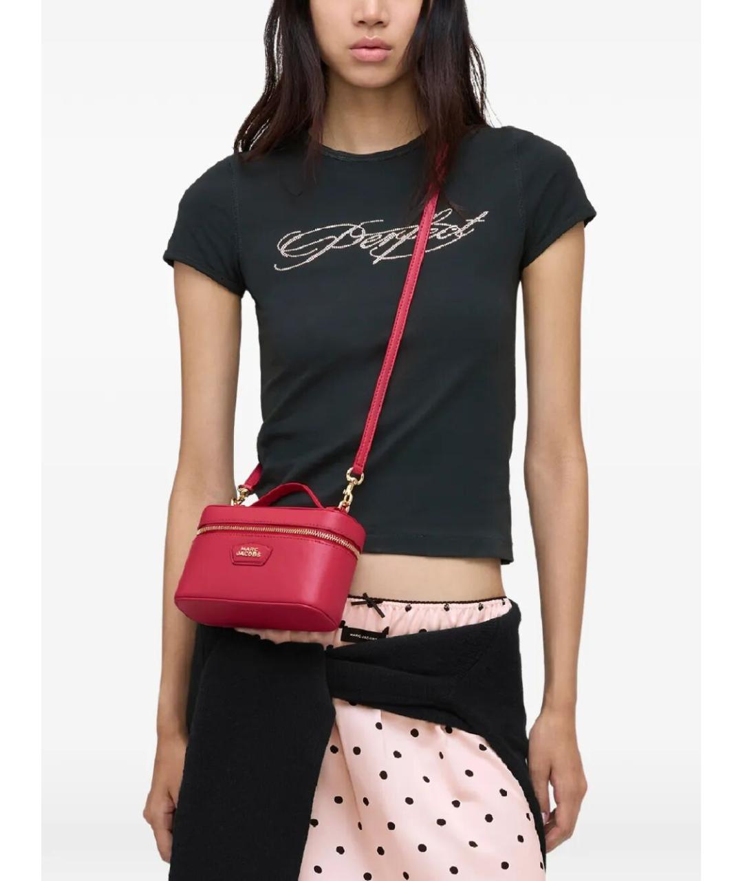 MARC JACOBS Красная кожаная сумка через плечо, фото 2