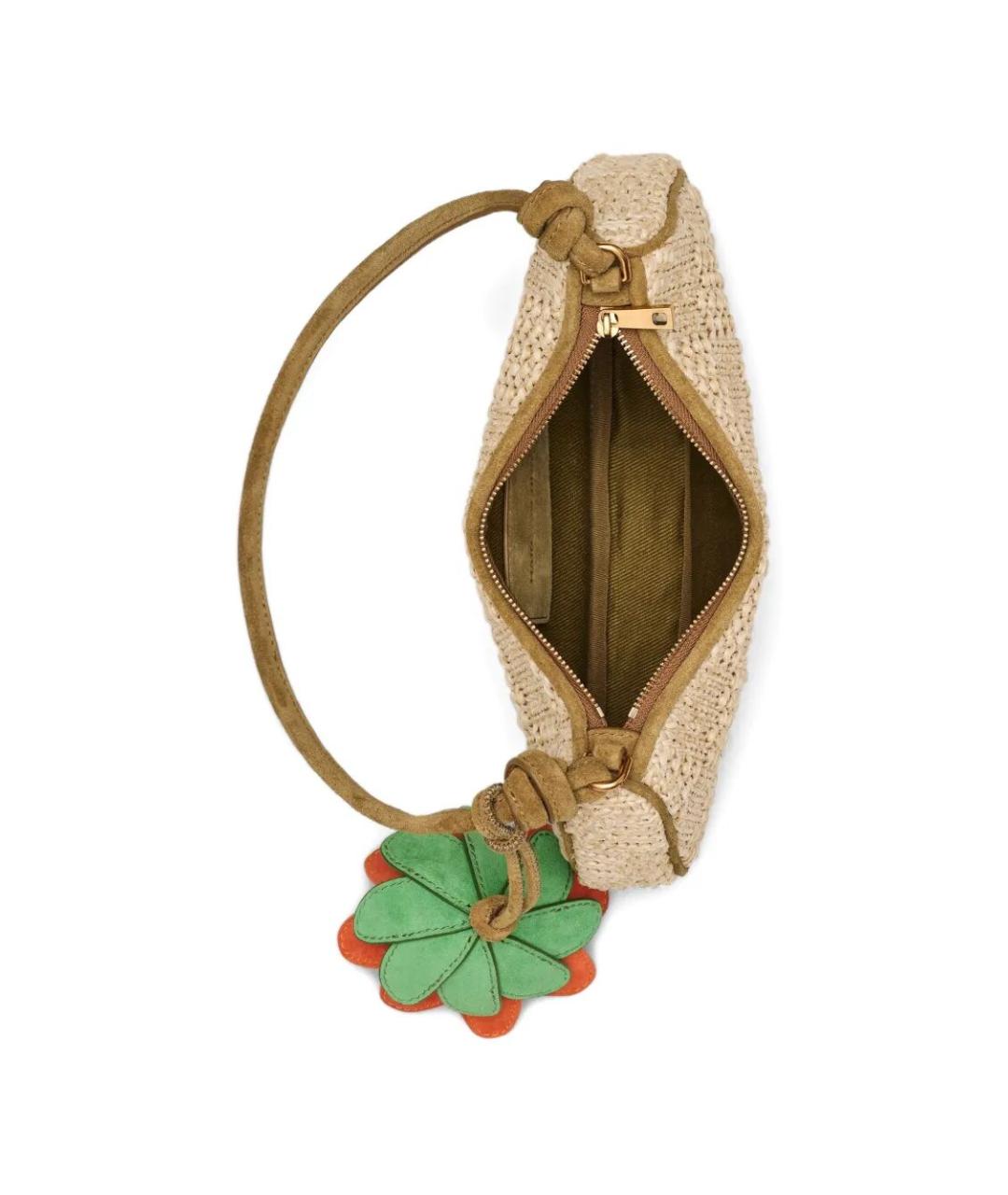 MARC JACOBS Бежевая синтетическая сумка через плечо, фото 5