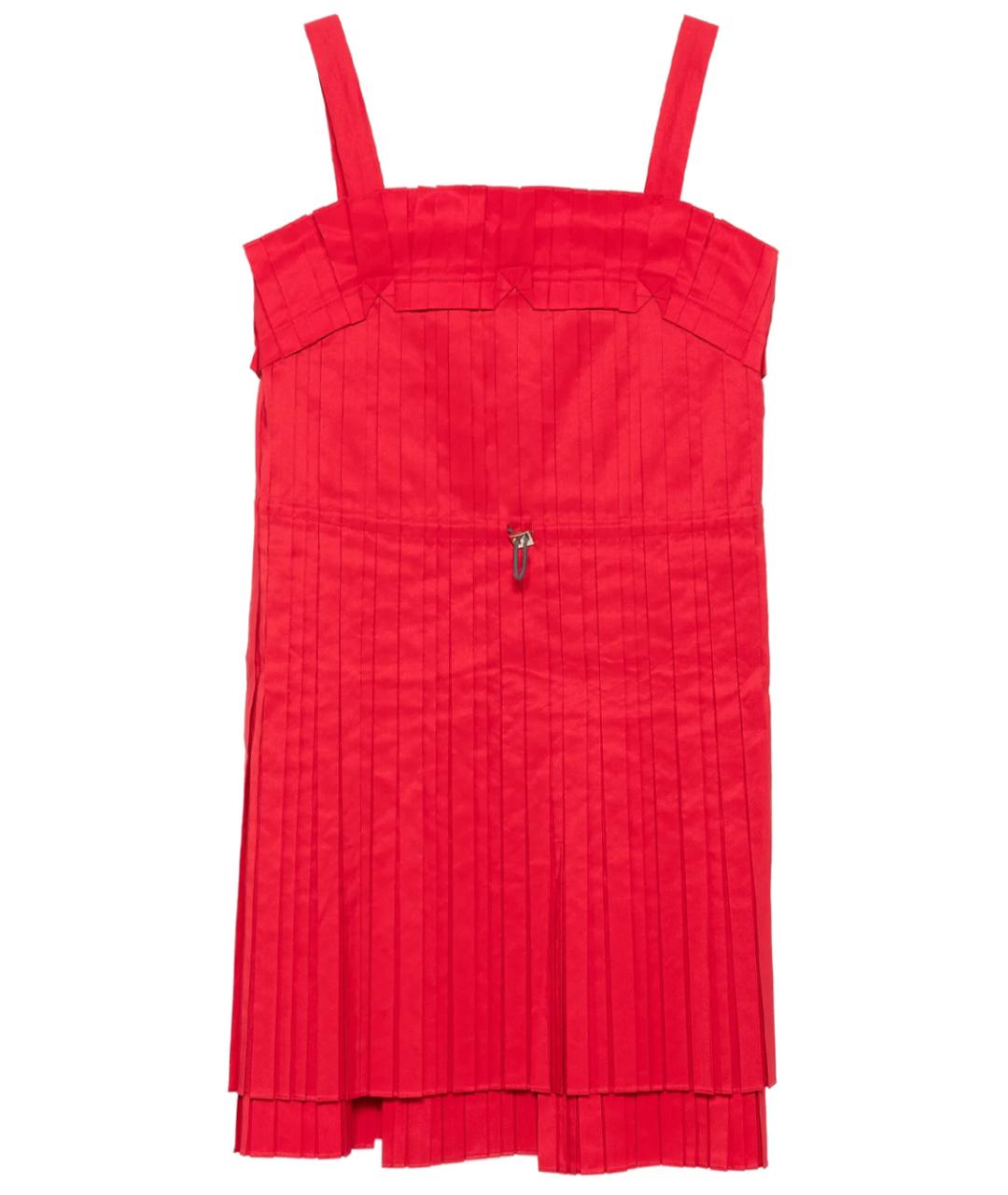 FENDI Красное полиэстеровое коктейльное платье, фото 1