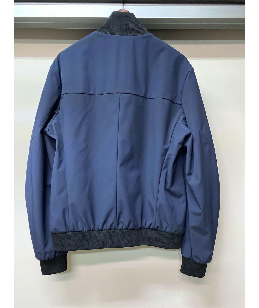 PEUTEREY Синяя полиэстеровая куртка, фото 2