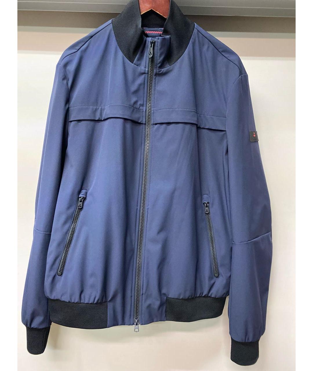 PEUTEREY Синяя полиэстеровая куртка, фото 7