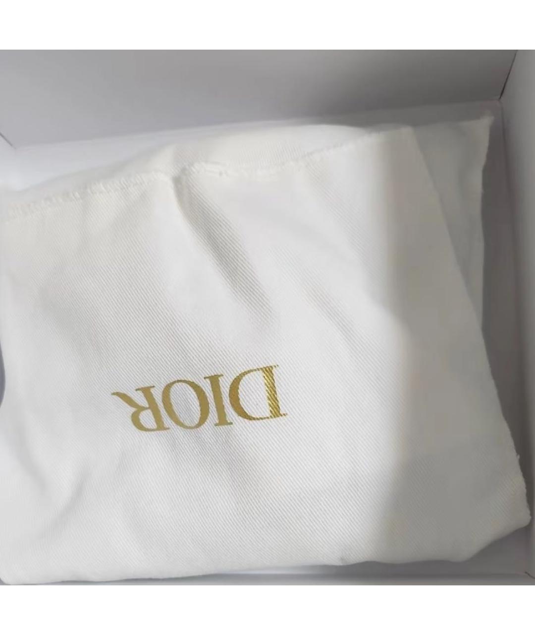 CHRISTIAN DIOR Бежевая кожаная сумка через плечо, фото 8