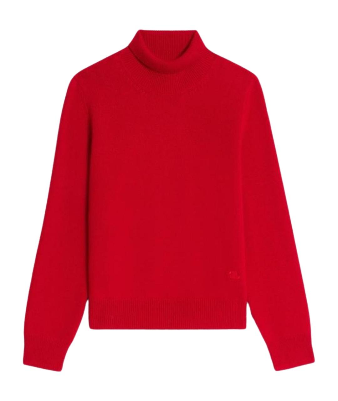 CELINE Красный кашемировый джемпер / свитер, фото 1