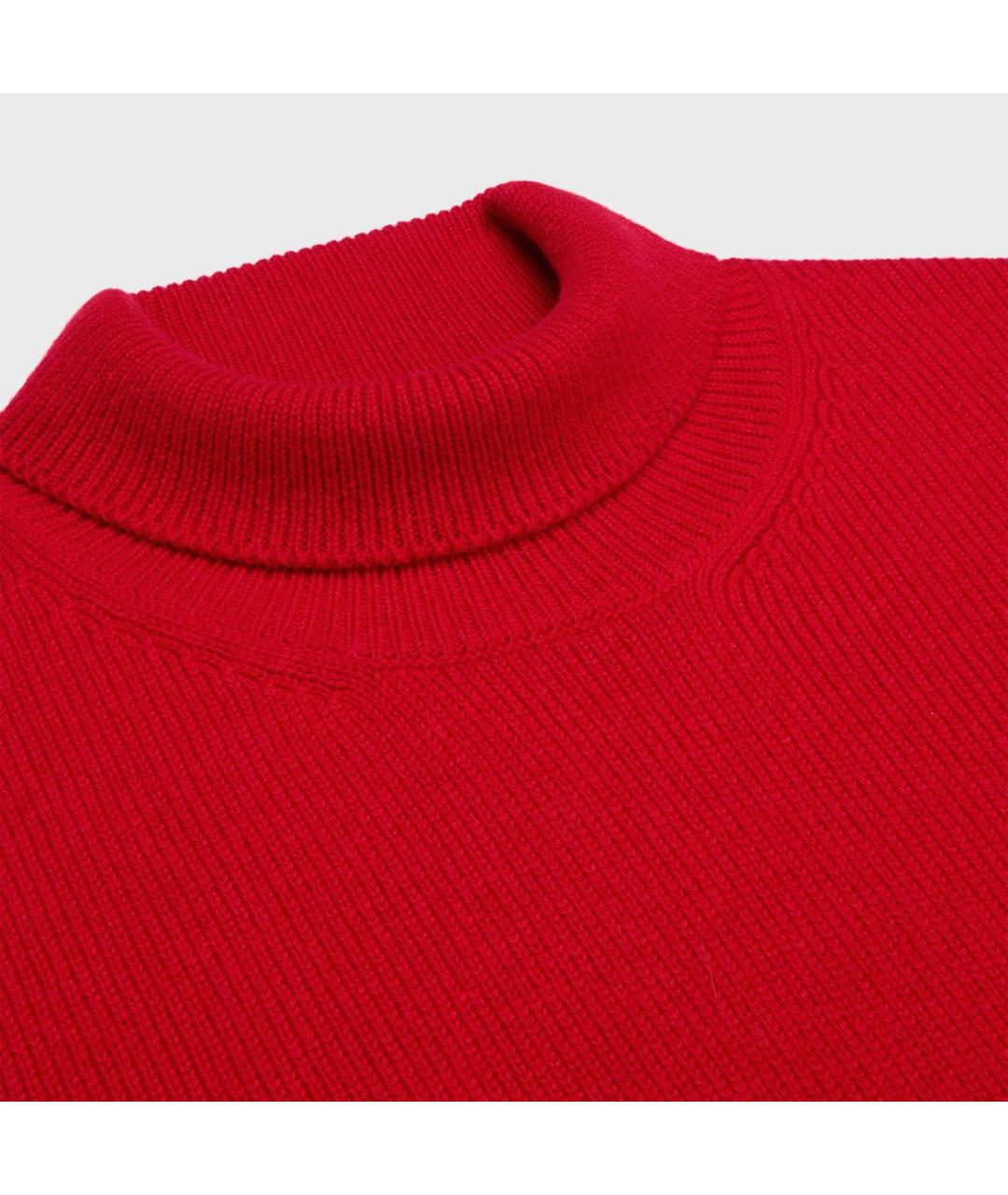 CELINE Красный кашемировый джемпер / свитер, фото 5