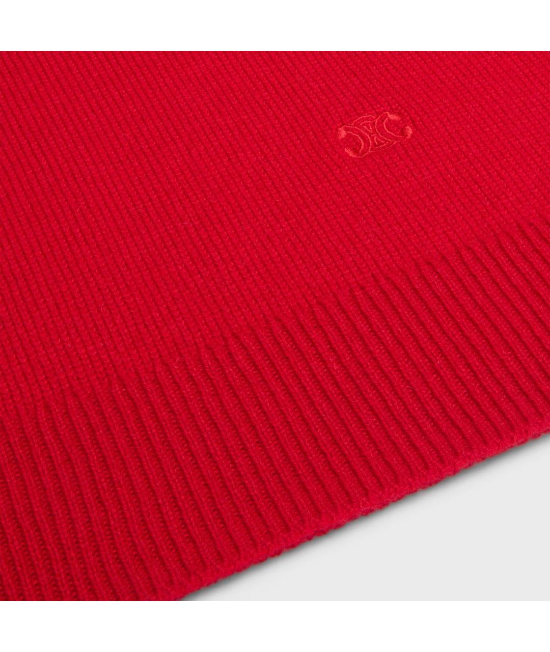 CELINE Красный кашемировый джемпер / свитер, фото 6