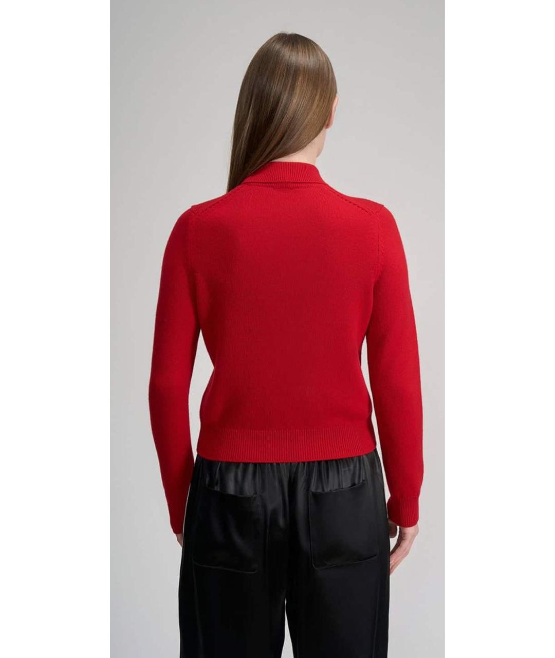 CELINE Красный кашемировый джемпер / свитер, фото 3