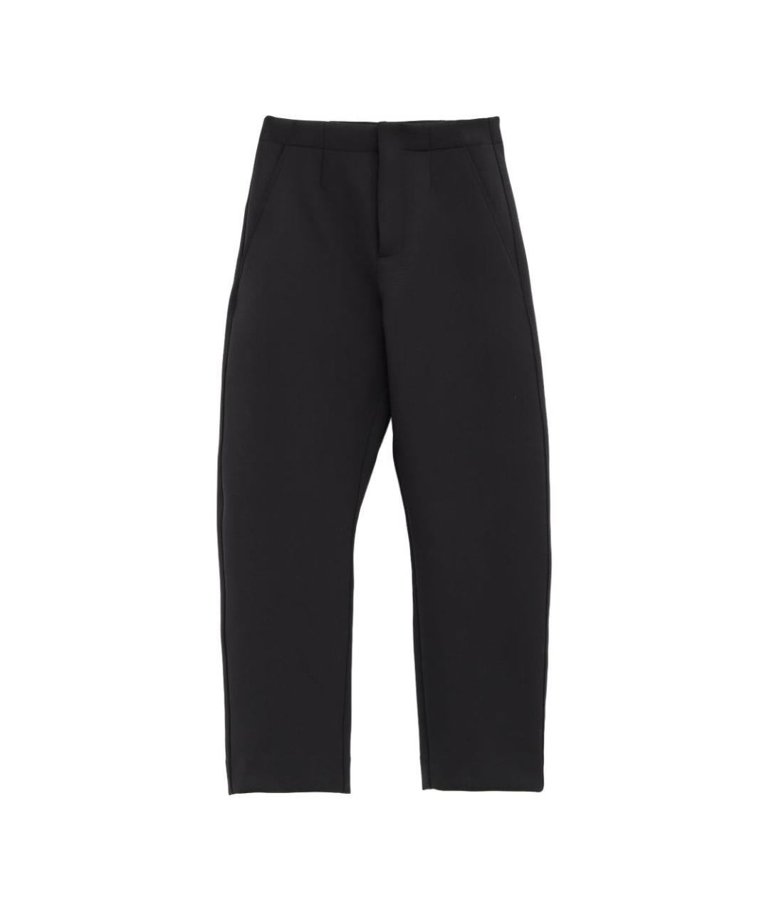 JACQUEMUS Черные полиэстеровые повседневные брюки, фото 1