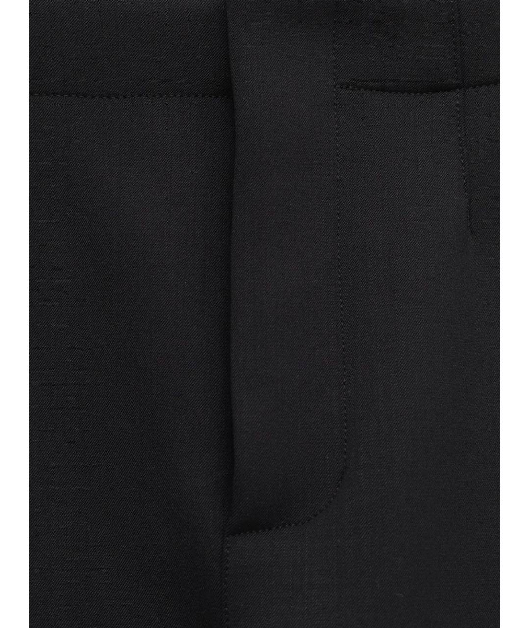 JACQUEMUS Черные полиэстеровые повседневные брюки, фото 2