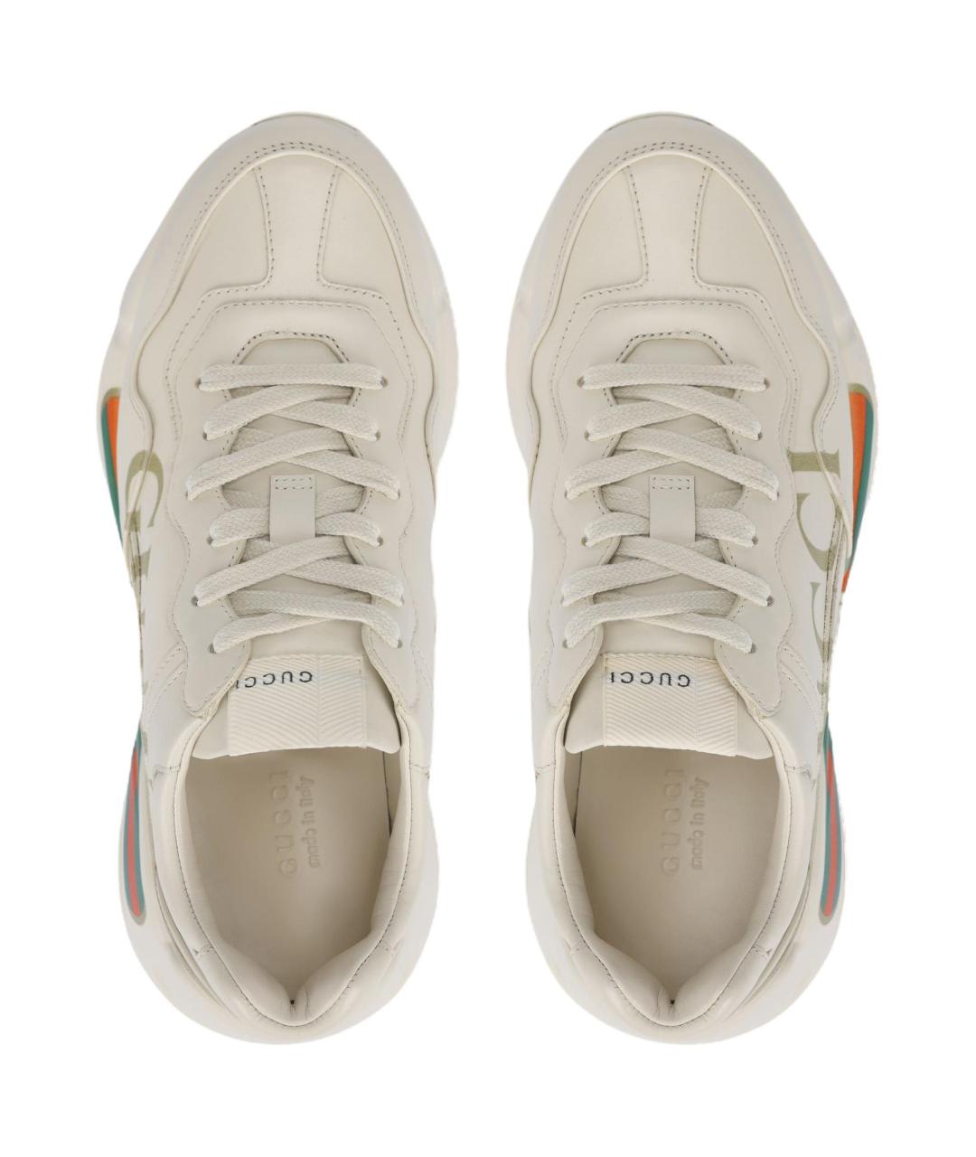 GUCCI Бежевые кроссовки, фото 3