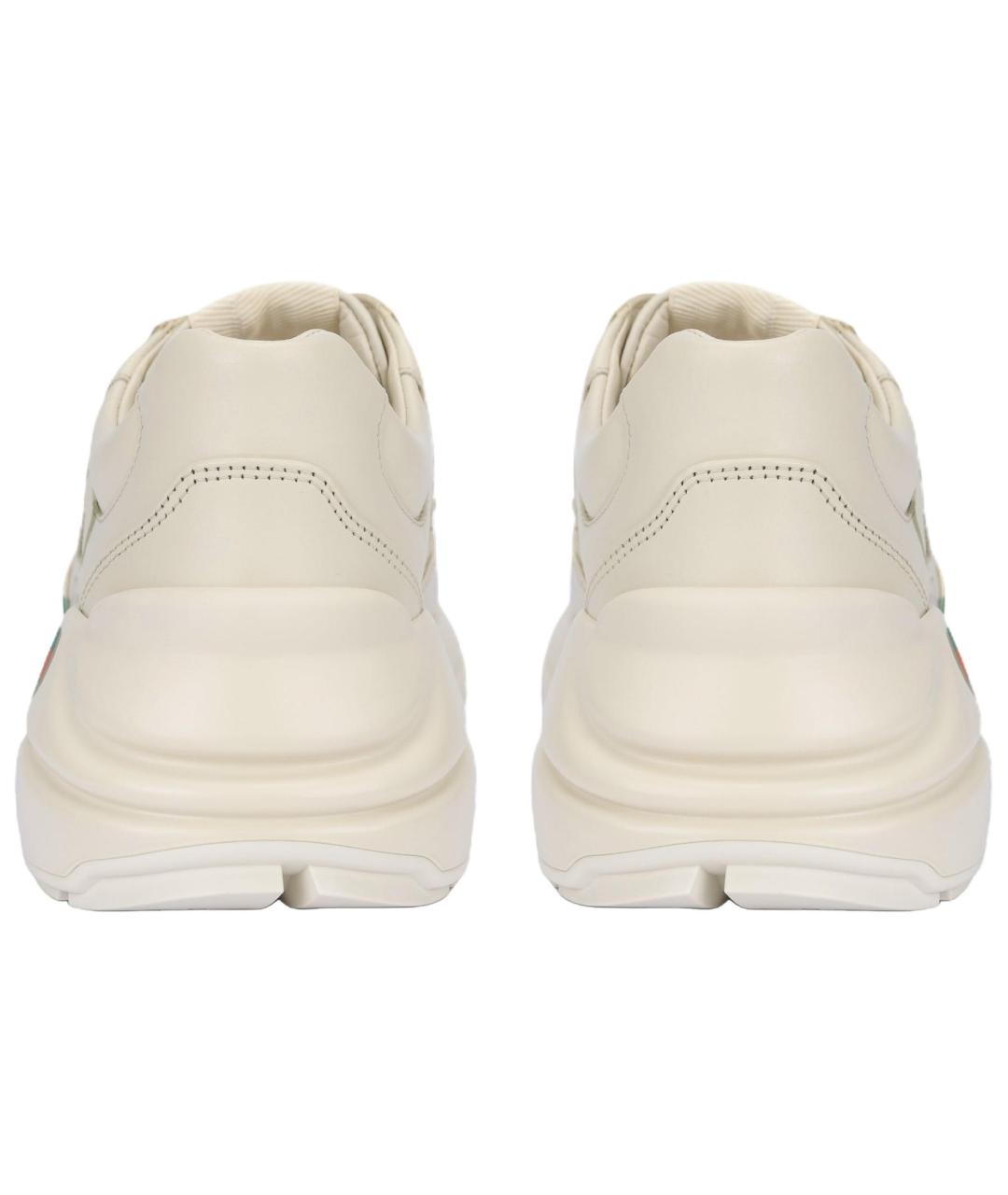 GUCCI Бежевые кроссовки, фото 4