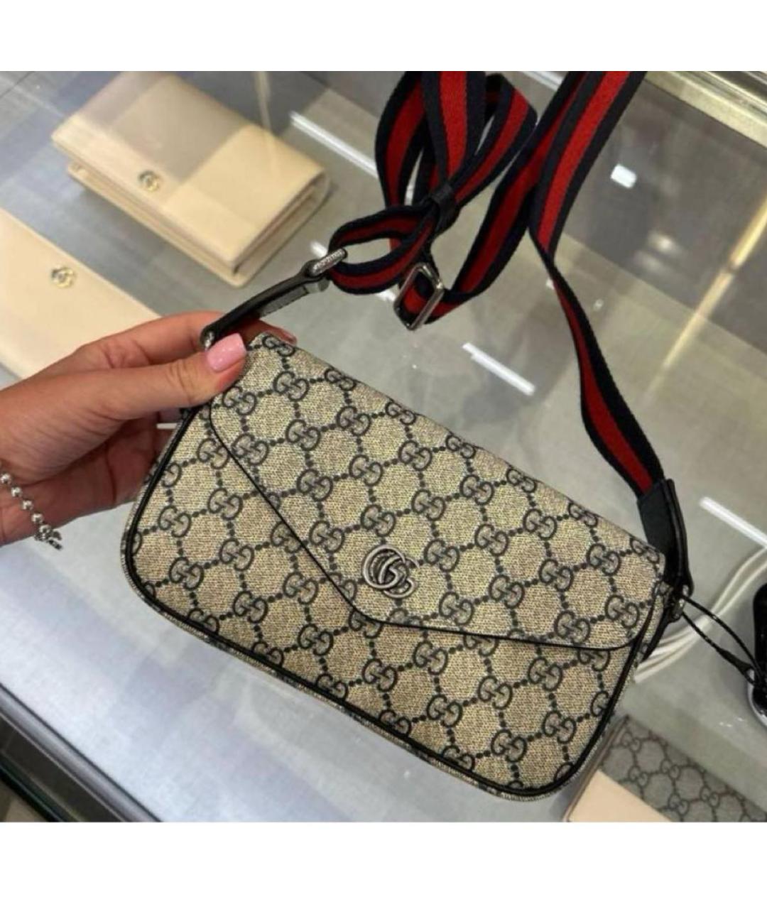 GUCCI Бежевая сумка через плечо, фото 4