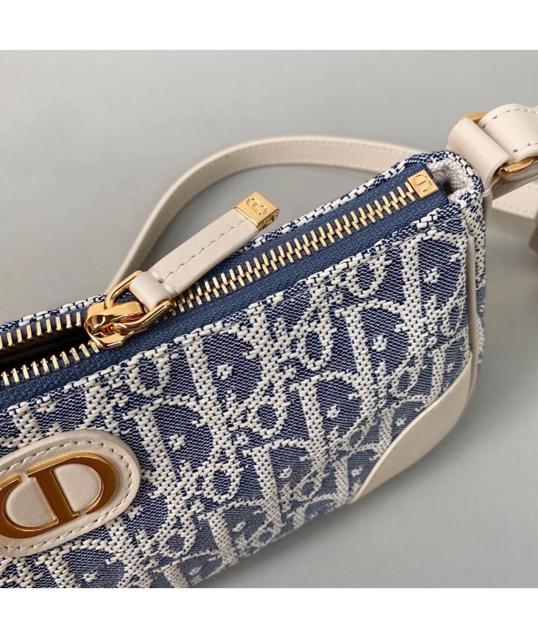CHRISTIAN DIOR Голубая сумка через плечо, фото 8