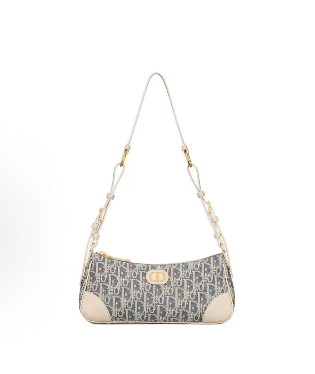 CHRISTIAN DIOR Голубая сумка через плечо, фото 9