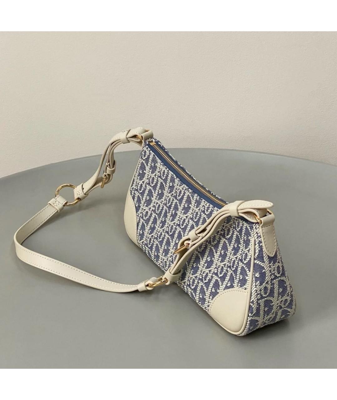 CHRISTIAN DIOR Голубая сумка через плечо, фото 6