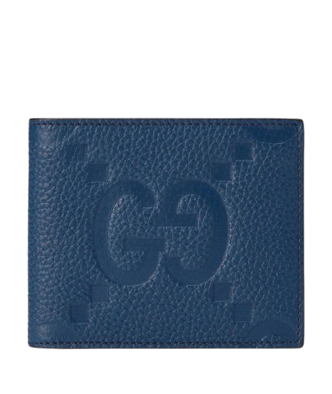 GUCCI Синий кожаный кошелек, фото 1