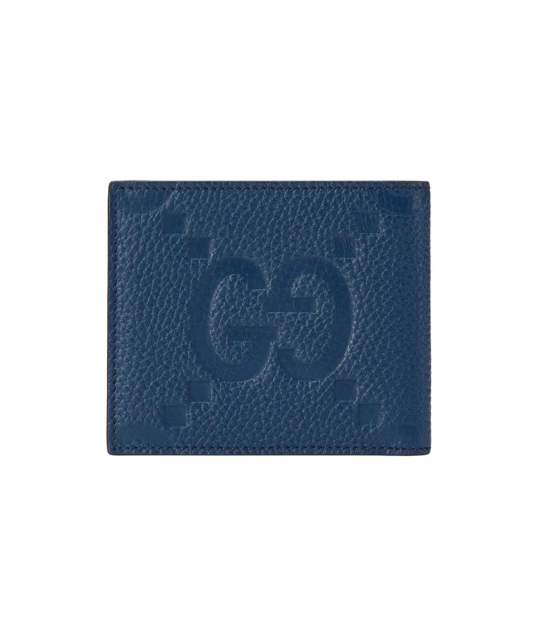 GUCCI Синий кожаный кошелек, фото 3