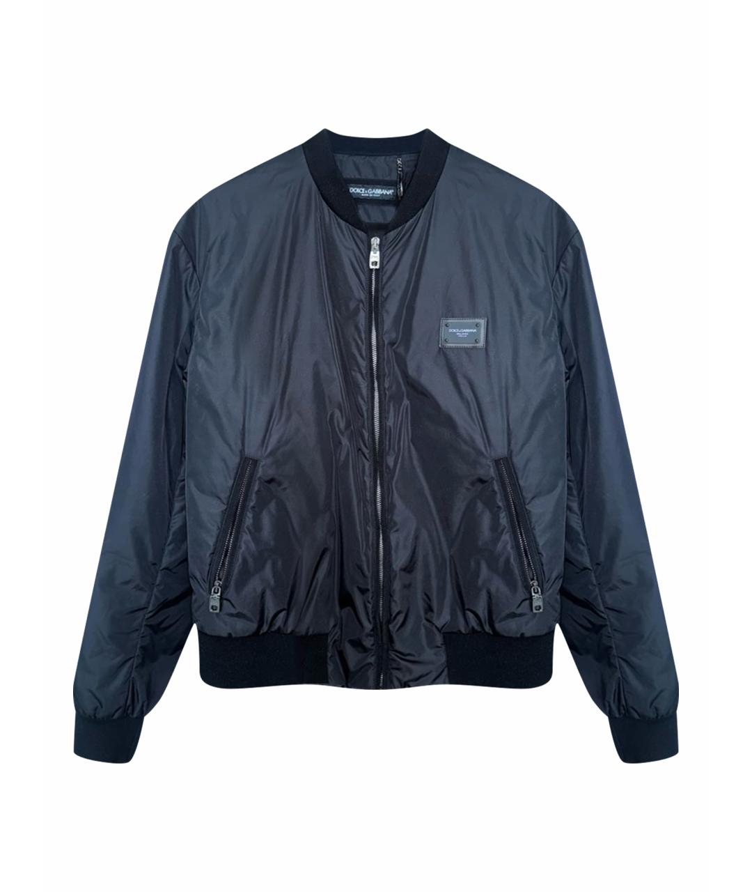 DOLCE&GABBANA Черная полиамидовая куртка, фото 1