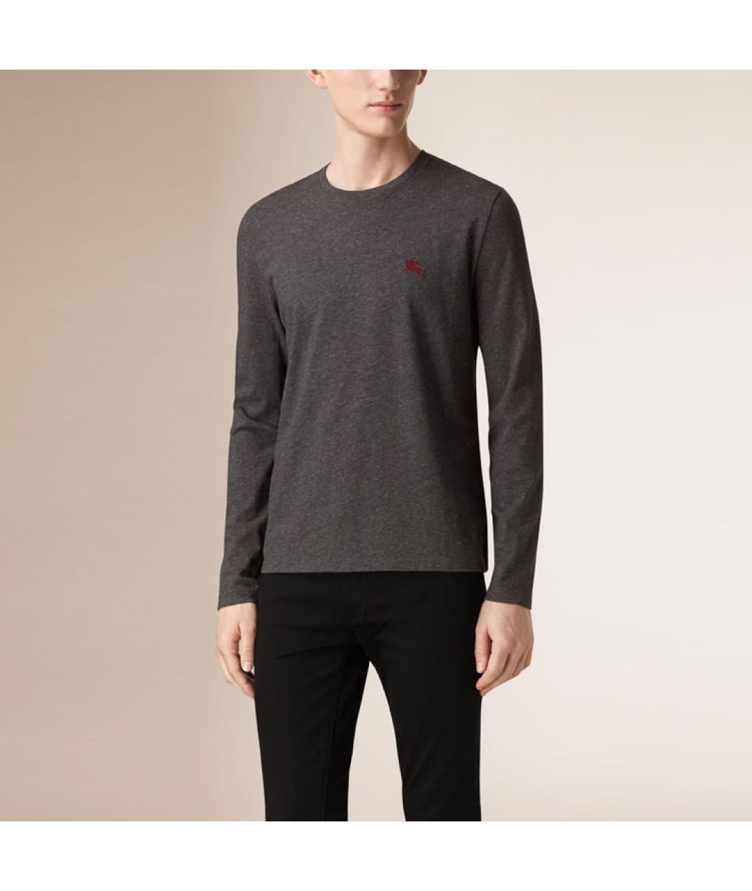 BURBERRY Серый джемпер / свитер, фото 4