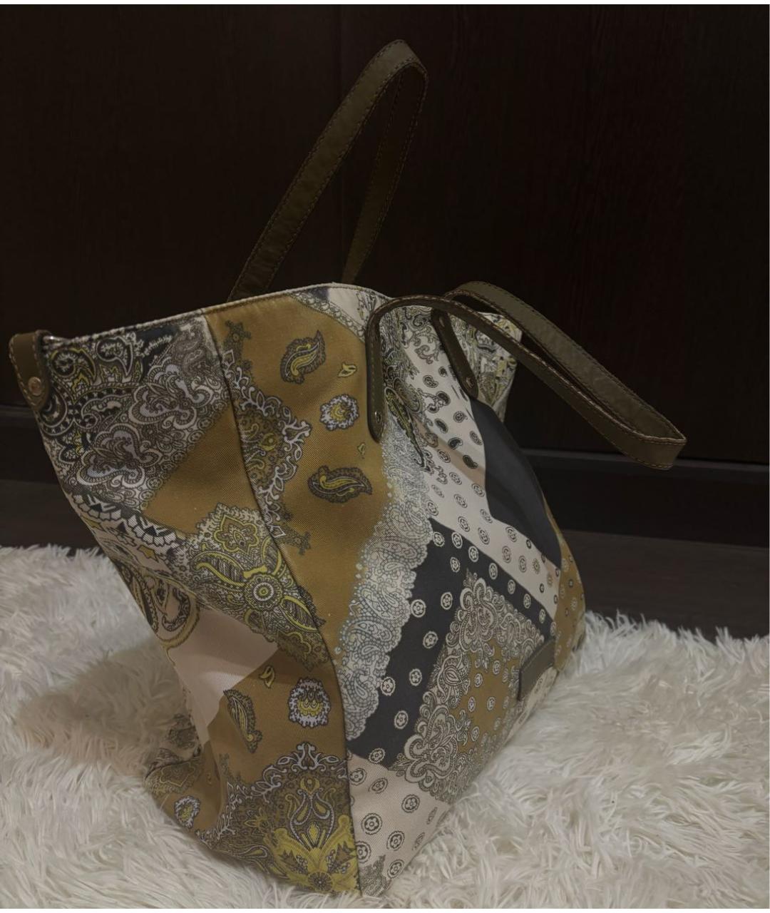 ETRO Мульти хлопковая сумка с короткими ручками, фото 2