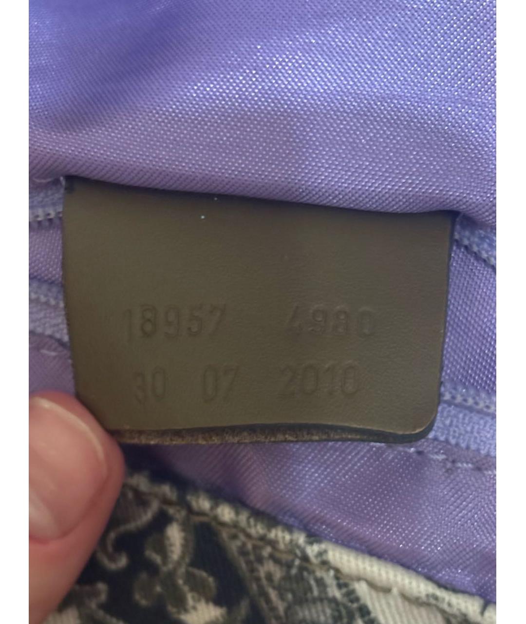 ETRO Мульти хлопковая сумка с короткими ручками, фото 7