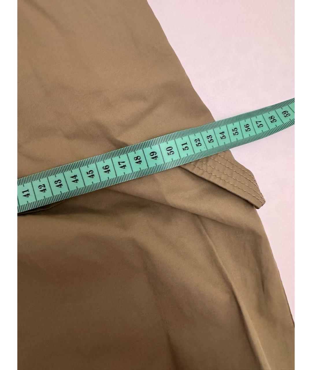 SANDRO Хаки хлопковые брюки широкие, фото 7