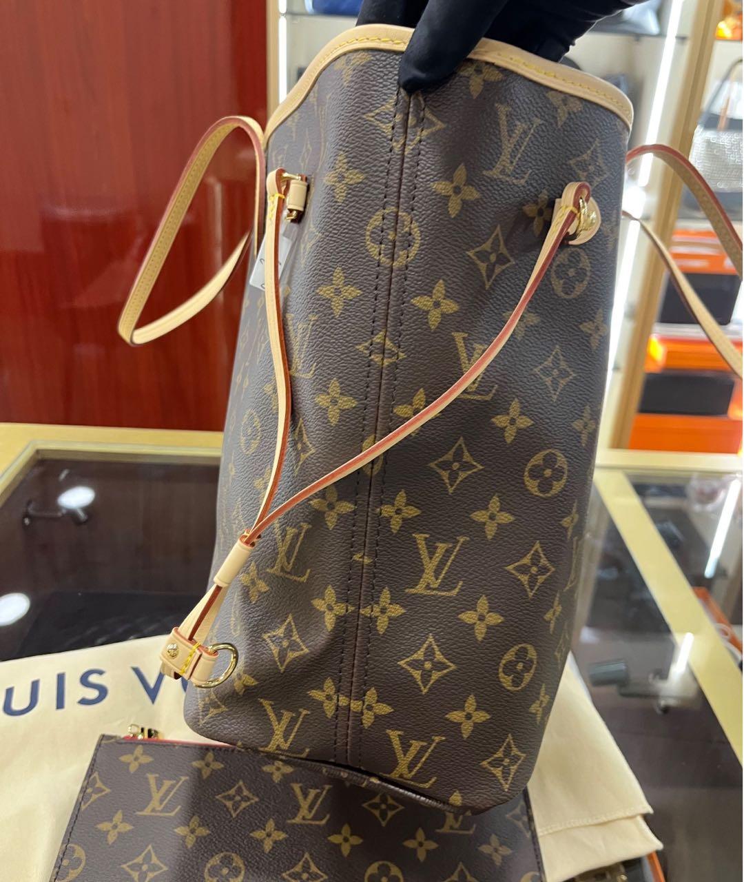 LOUIS VUITTON Коричневая сумка тоут, фото 3