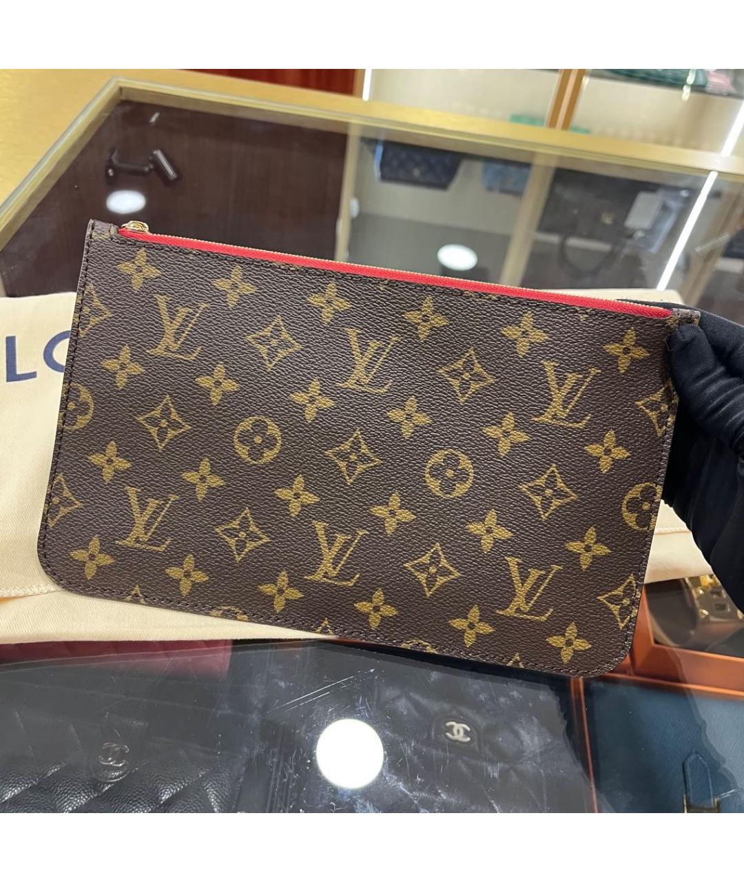 LOUIS VUITTON Коричневая сумка тоут, фото 7