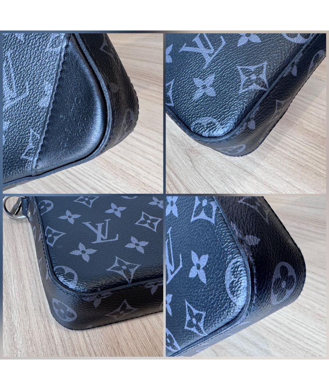 LOUIS VUITTON Черная сумка на плечо, фото 5