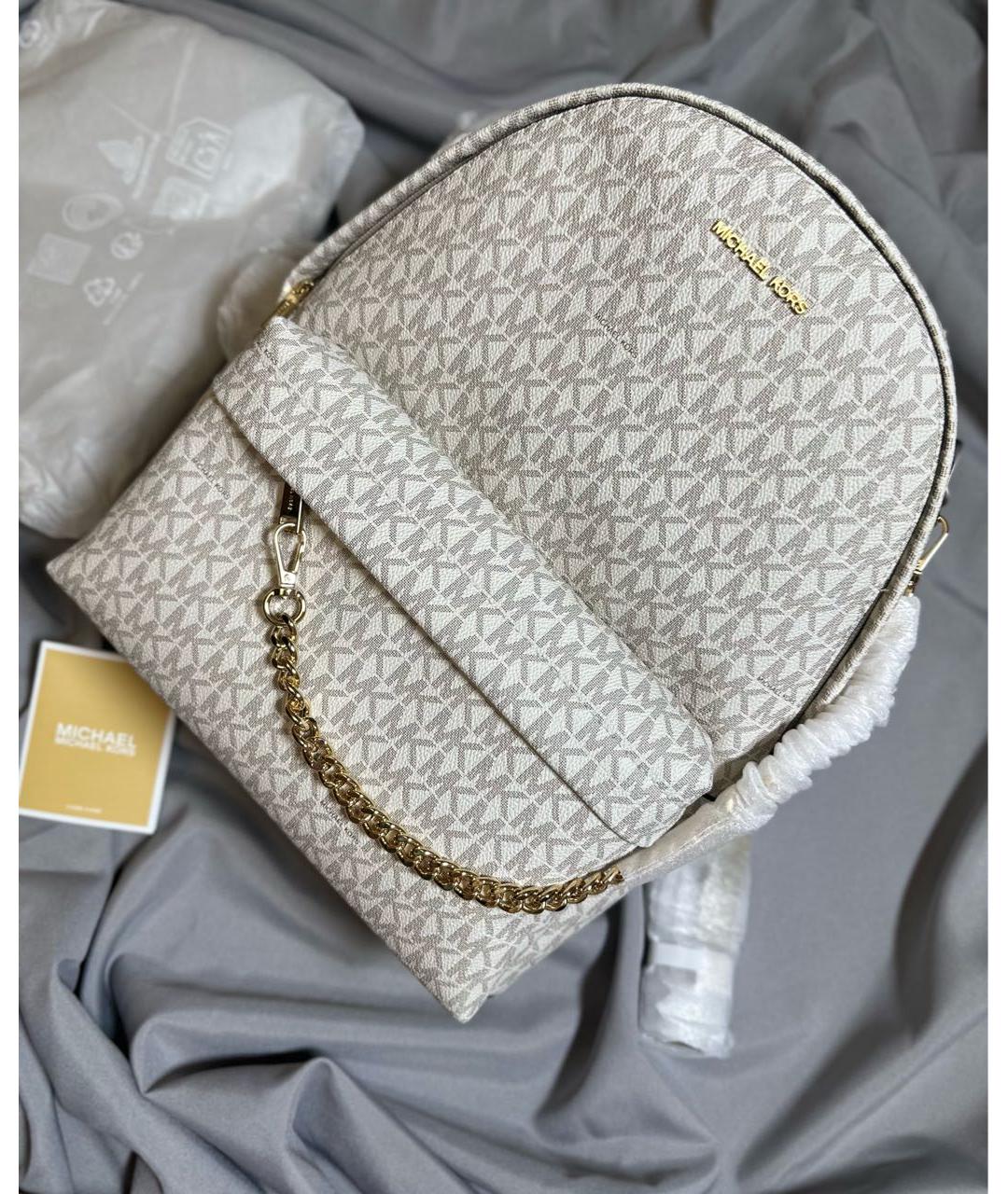 MICHAEL KORS Бежевый рюкзак, фото 2