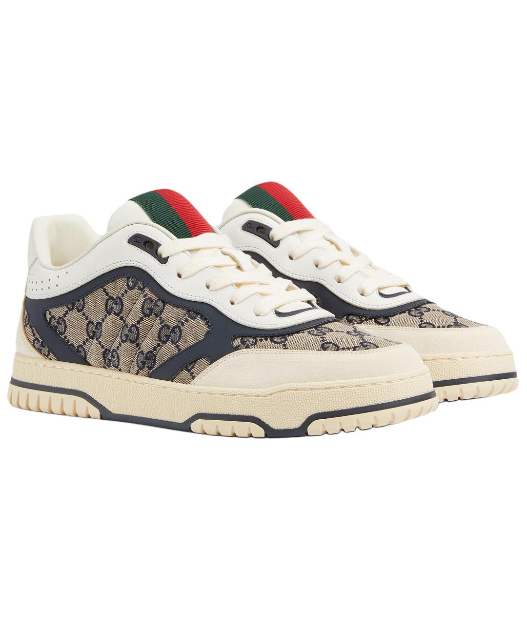 GUCCI Коричневые низкие кроссовки / кеды, фото 3