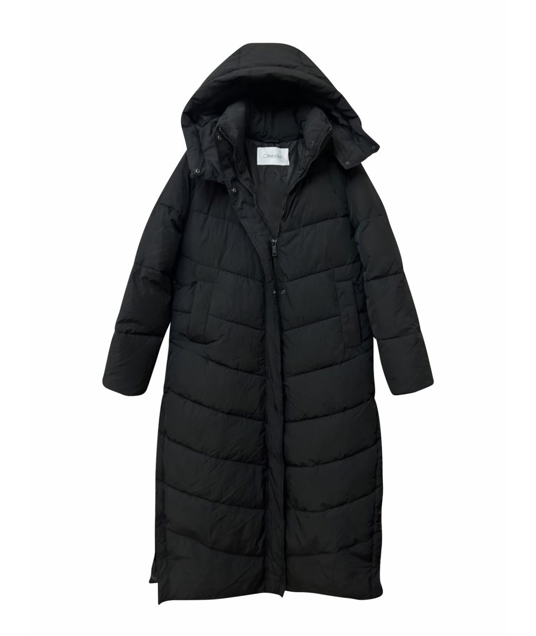 CALVIN KLEIN Черный полиамидовый пуховик, фото 1