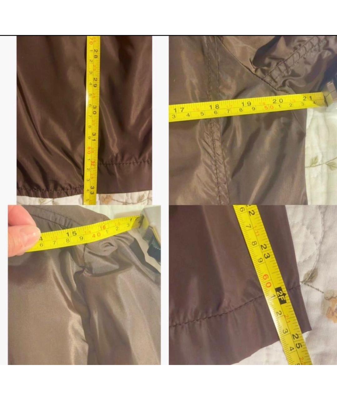 FAY Коричневый полиамидовый тренч/плащ, фото 5