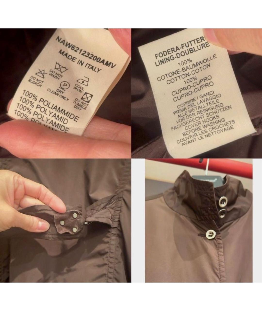 FAY Коричневый полиамидовый тренч/плащ, фото 3