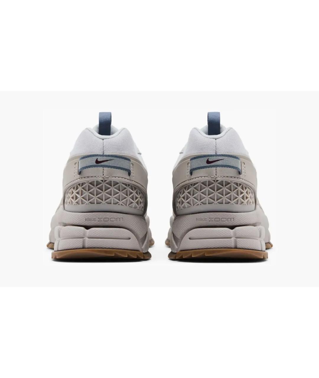 NIKE Серые замшевые низкие кроссовки / кеды, фото 4